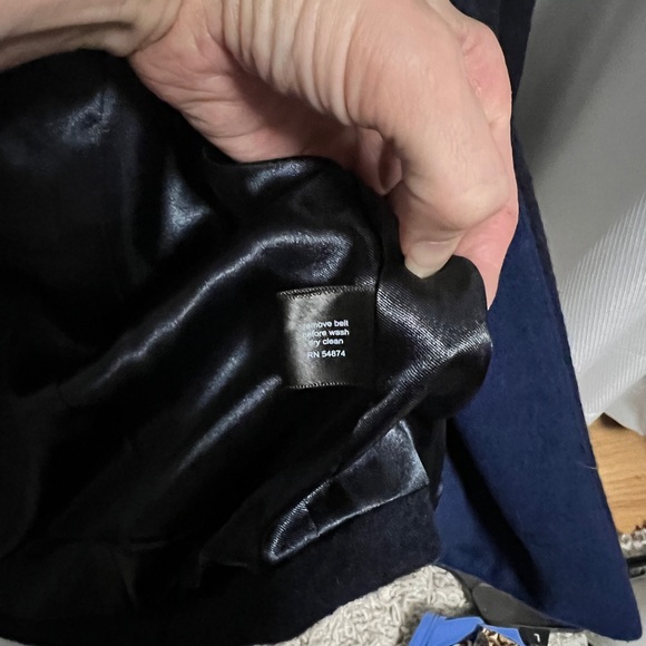 NWT $229 LTD Luxe Collection Navy Shawl Collar Peacoat Limited 
Sz S - Picture 4 of 7